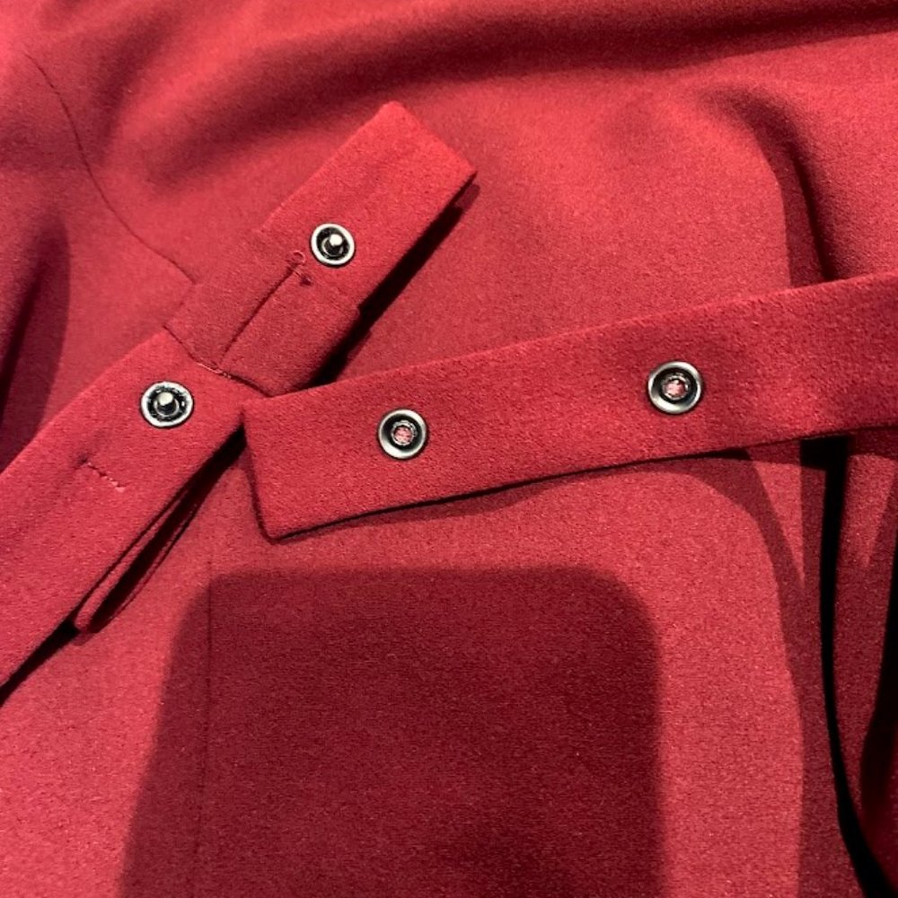 Express Cap-Sleeved Belted Dress - Picture 2 of 6